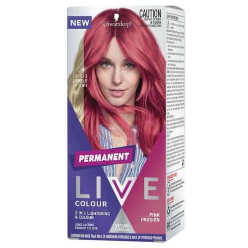 Schwarzkopf Live Colour Permanent Pink Passion 100mL - OhYouLuckyDuck.com.au