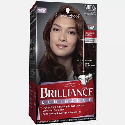Schwarzkopf Brilliance L68 Cinnamon Brown