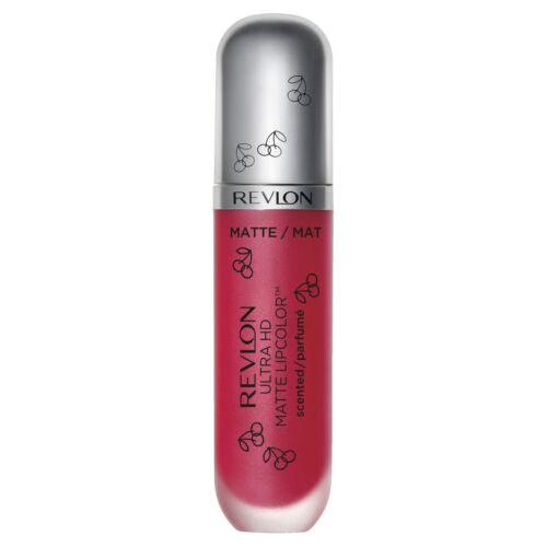 Revlon Ultra HD Matte Cherry Red Lipcolor - 515 Cherries at Midnight - OhYouLuckyDuck.com.au