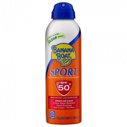 Banana Boat Sport Clear Spray SPF 50+ 175g - OhYouLuckyDuck.com.au