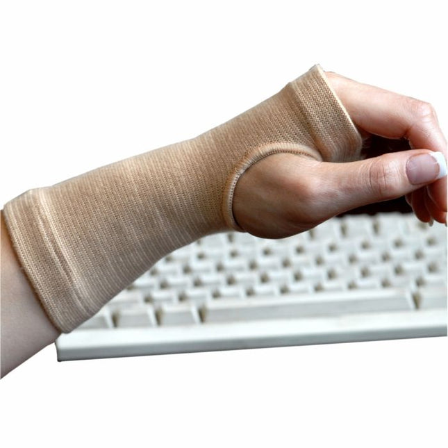 Body Assist Wrist/Hand 1/2 Glove Biege Medium