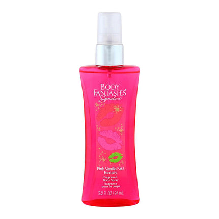 Body Fantasies Pink Vanilla Kiss Body Mist 94ml - OhYouLuckyDuck.com.au