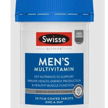 Swisse Ultivite Men's Multivitamin 30 Tablets - OhYouLuckyDuck.com.au
