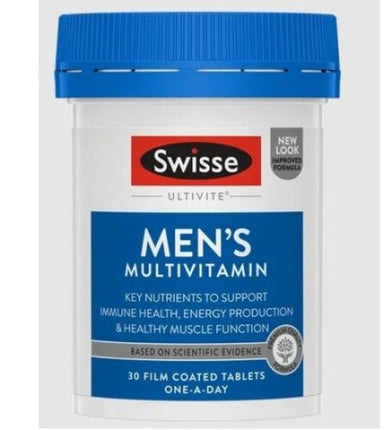 Swisse Ultivite Men's Multivitamin 30 Tablets - OhYouLuckyDuck.com.au