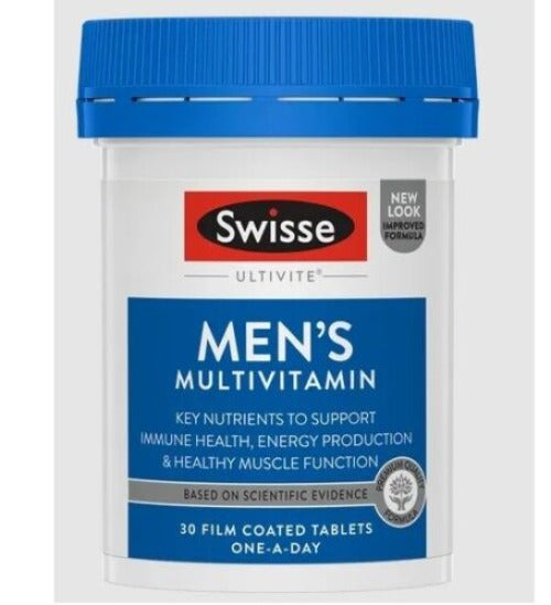 Swisse Ultivite Men's Multivitamin 30 Tablets - OhYouLuckyDuck.com.au
