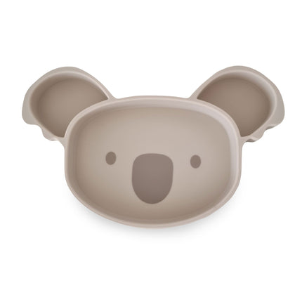 Plum Silicone Suction Koala Plate Sand