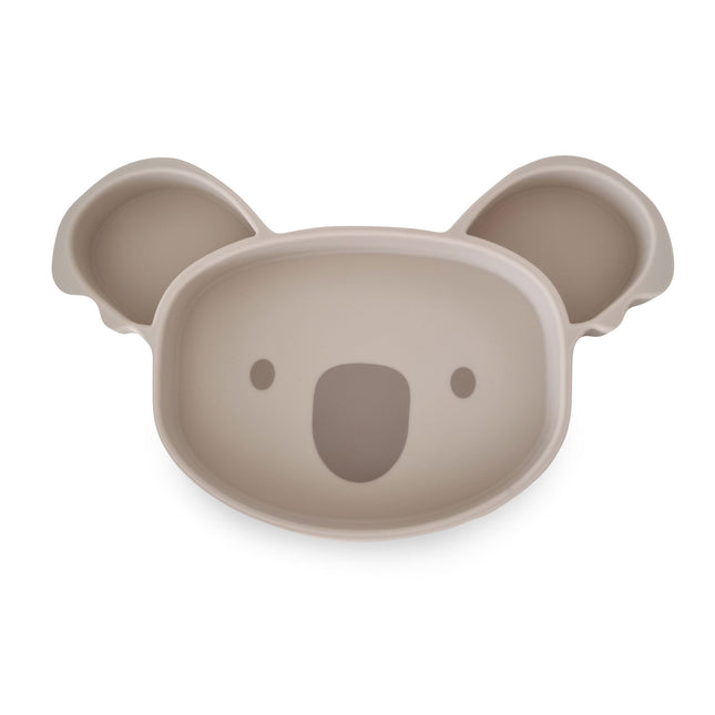 Plum Silicone Suction Koala Plate Sand