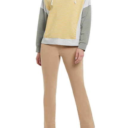 Tribal Long Sleeve Hooded Top Croissant