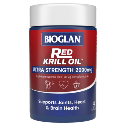 Bioglan Red Krill Oil 2000mg 30s - OhYouLuckyDuck.com.au