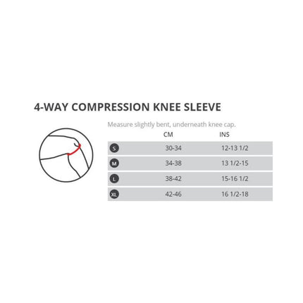 Thermoskin 4Way Compression Knee Sleeve 609 Medium
