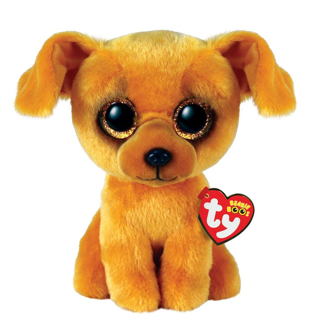 Ty Beanie Boos Reg Zuzu Dachshund Tan
