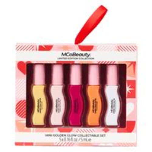MCoBeauty Mini Golden Glow Lip Oil 5 Piece Collection 5 mL x 5