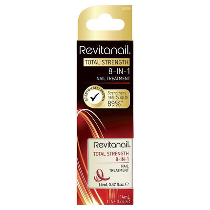 Revitanail Total Strength 8-In-1 Nail Treatment 14Ml - OhYouLuckyDuck.com.au