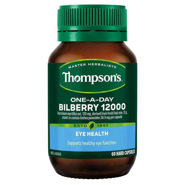 Thompson's One A Day Bilberry 12000 60 Capsules