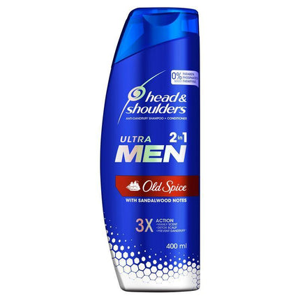 Head & Shoulders Ultramen 2 in 1 Old Spice Anti Dandruff Shampoo & Conditioner 400ml
