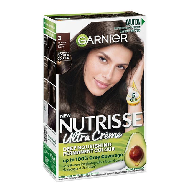 Garnier Nutrisse 3.0 Espresso Darkest Brown - OhYouLuckyDuck.com.au