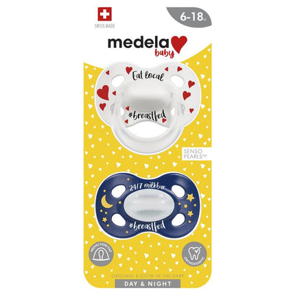 Medela Soother Duo Day & Night 6-18M