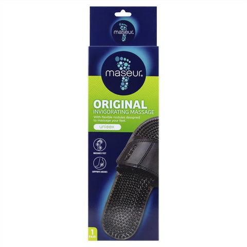 Maseur Invigorating Massage Sandal Black Size 5