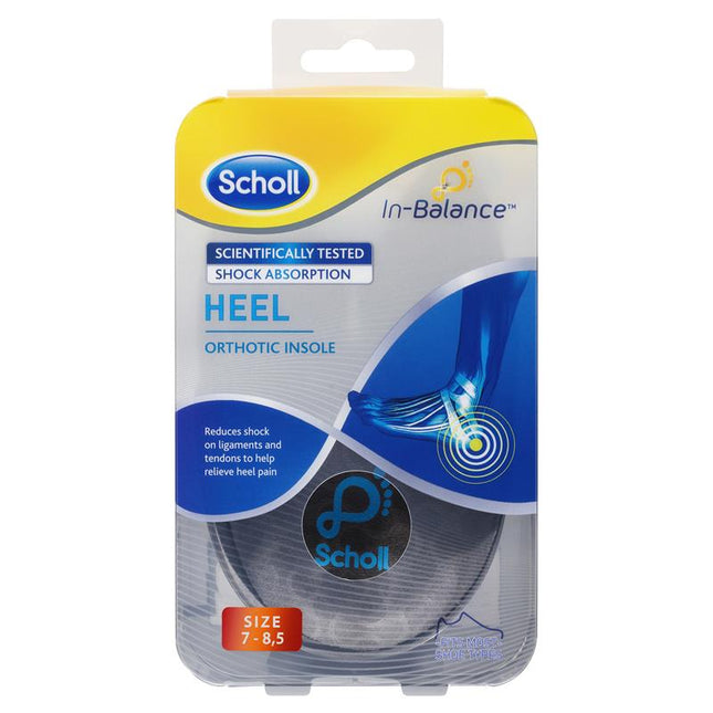 Scholl In-Balance Orthotics Heel Insole Medium 1 Pair - OhYouLuckyDuck.com.au