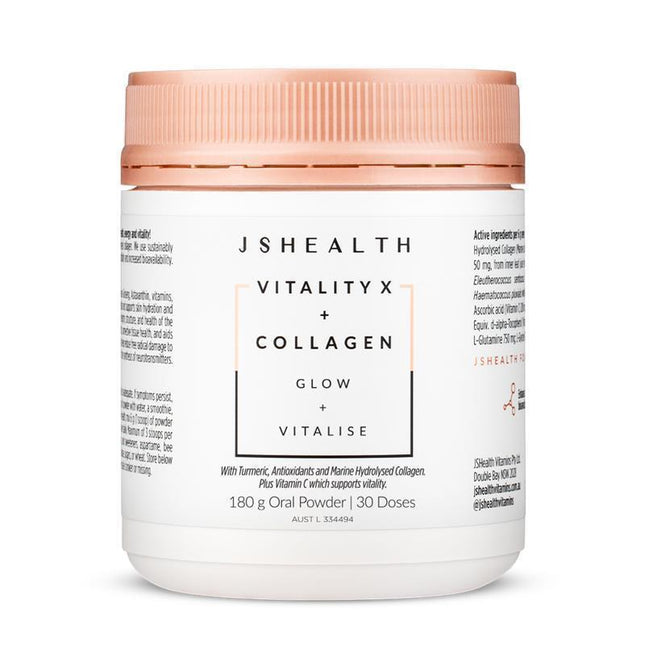 Js Health Vitality Plus Collagen Powder for Skin Health and Energy 180G