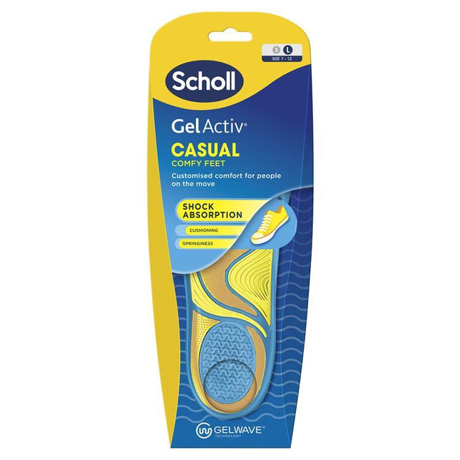 Scholl Gel Activ Insole Casual Large - OhYouLuckyDuck.com.au