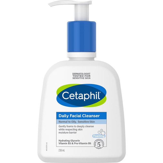 Cetaphil Daily Facial Cleanser Pump 236Ml - OhYouLuckyDuck.com.au