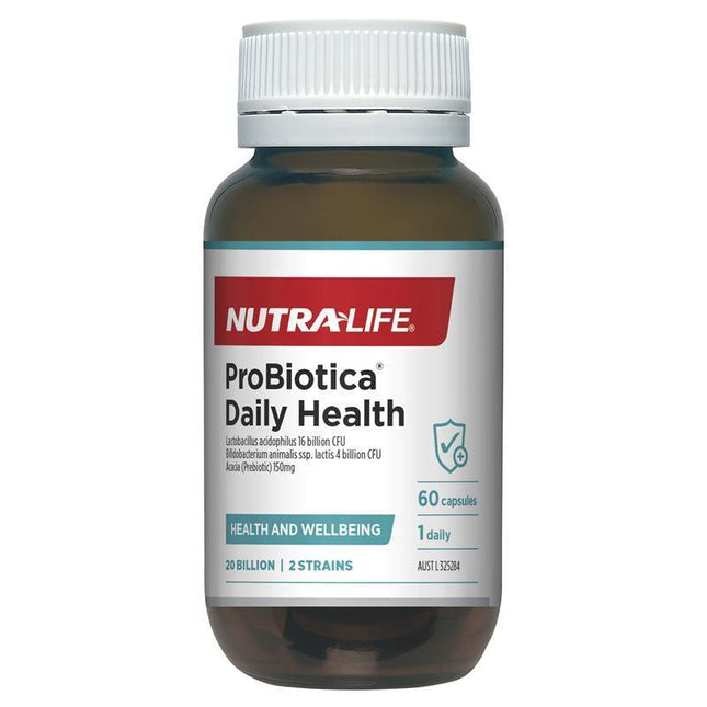 Nutra-Life Probiotica Daily Health 60 Capsules - OhYouLuckyDuck.com.au