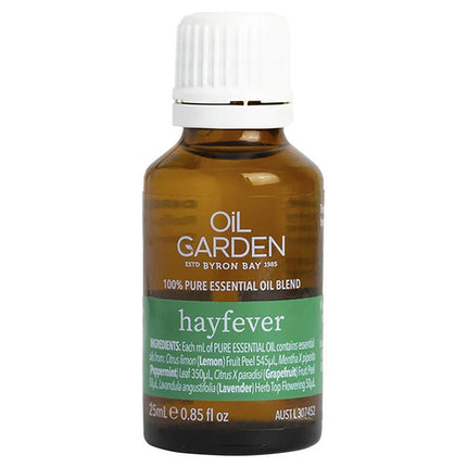 Oil Garden Natural Remedies Hay Fever Oil 25 ml - OhYouLuckyDuck.com.au