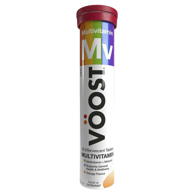Voost Multivitamin Effervescent Tablets Orange Flavour 20 Tablets