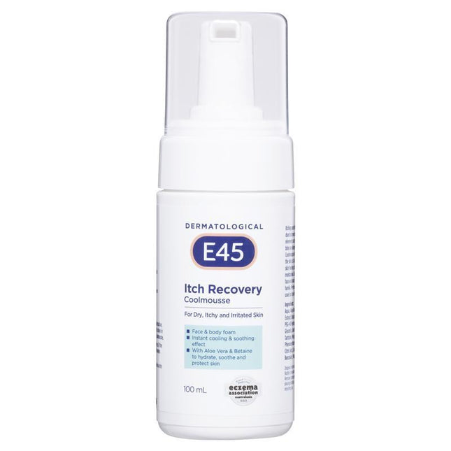 E45 Itch Recovery Coolmousse 100 ml - OhYouLuckyDuck.com.au