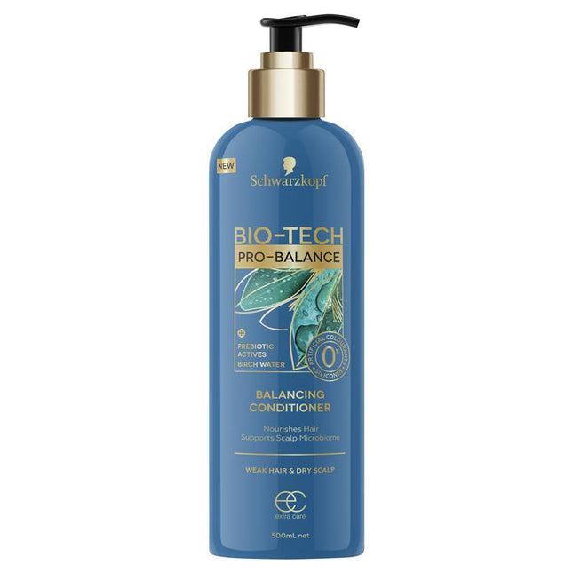 Schwarzkopf Extra Care Bio-Tech Pro-Balance Conditioner 500ml - OhYouLuckyDuck.com.au