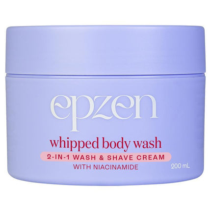 Epzen Whipped Body Wash 2-In-1 Wash & Shave Cream 200 ml - OhYouLuckyDuck.com.au