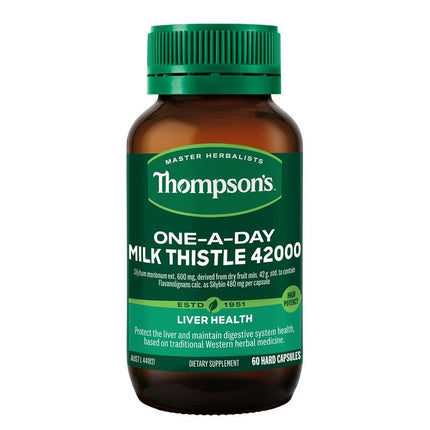 Thompson's One-A-Day Milk Thistle 42000mg 60 Capsules