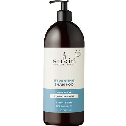 Sukin Hydrating Shampoo for Dry and Damaged Hair 1L