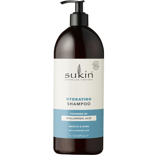 Sukin Hydrating Shampoo for Dry and Damaged Hair 1L