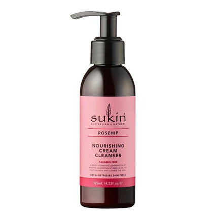 Sukin Rosehip Cream Cleanser 125Ml - OhYouLuckyDuck.com.au