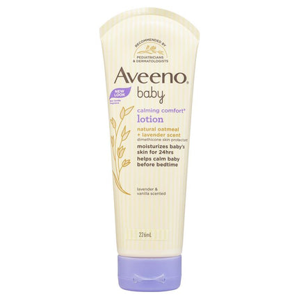 Aveeno Baby Calming Comfort Lavender & Vanilla Scented Moisturising Lotion 226mL - OhYouLuckyDuck.com.au