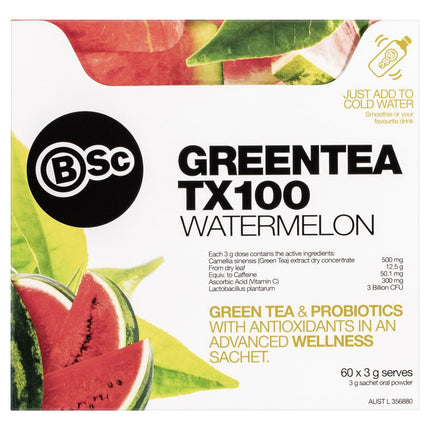 Body Science Green Tea TX100 Watermelon 60 x 3 G