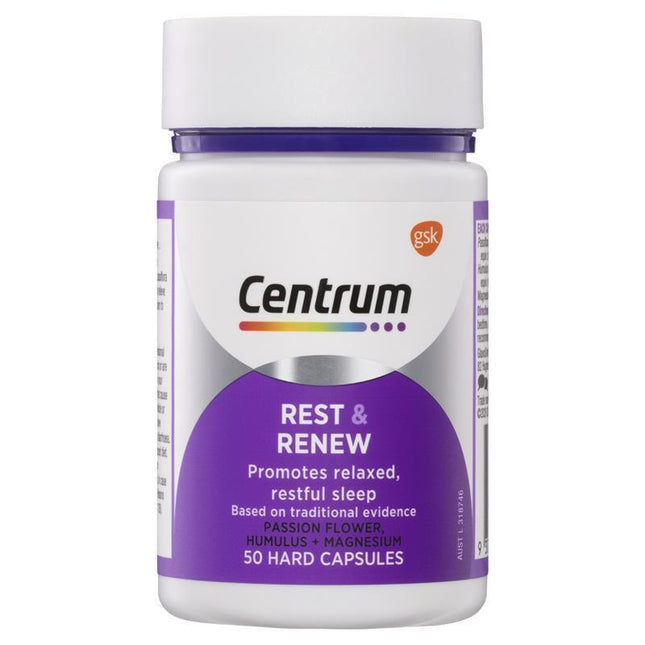 Centrum Rest & Renew 50 Capsules - OhYouLuckyDuck.com.au