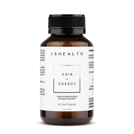JSHealth Vitamins Hair Plus Energy 60 Capsules
