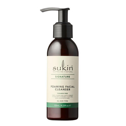 Sukin Foaming Facial Cleanser Pump 125Ml - OhYouLuckyDuck.com.au