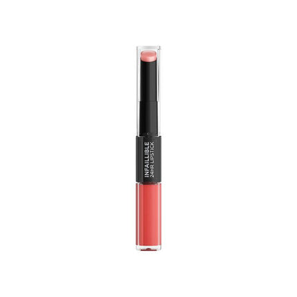 L'Oreal Paris Infallible 2-Step Lipstick 404 Corail Constant - OhYouLuckyDuck.com.au