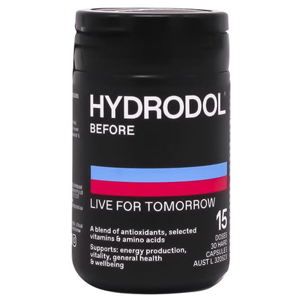 Hydrodol Before Capsules for a Big Night Out 30 Count
