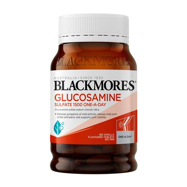 Blackmores Glucosamine Sulfate 1500 One-A-Day Tablets 180 - OhYouLuckyDuck.com.au