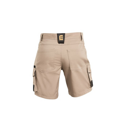 Eleven Contrast Panel Short Khaki Black