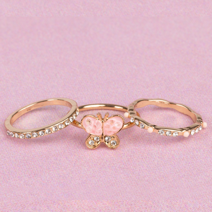 Great Pretenders Boutique Butterfly Garden Rings