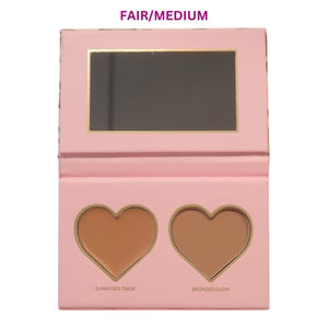Eloise Beauty Sweet Cheeks Bronzing Palette Sunkissed Treat & Bronzed Glow NIB