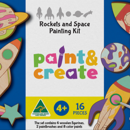 Artico Paint & Create Kit Rockets & Space