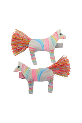 Boutique Diva Zebra Hairclips - OhYouLuckyDuck.com.au