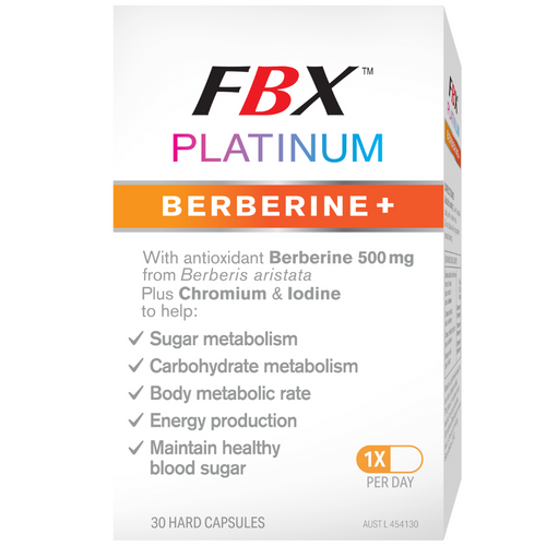 Naturopathica FBX Platinum Berberine 30 Capsules